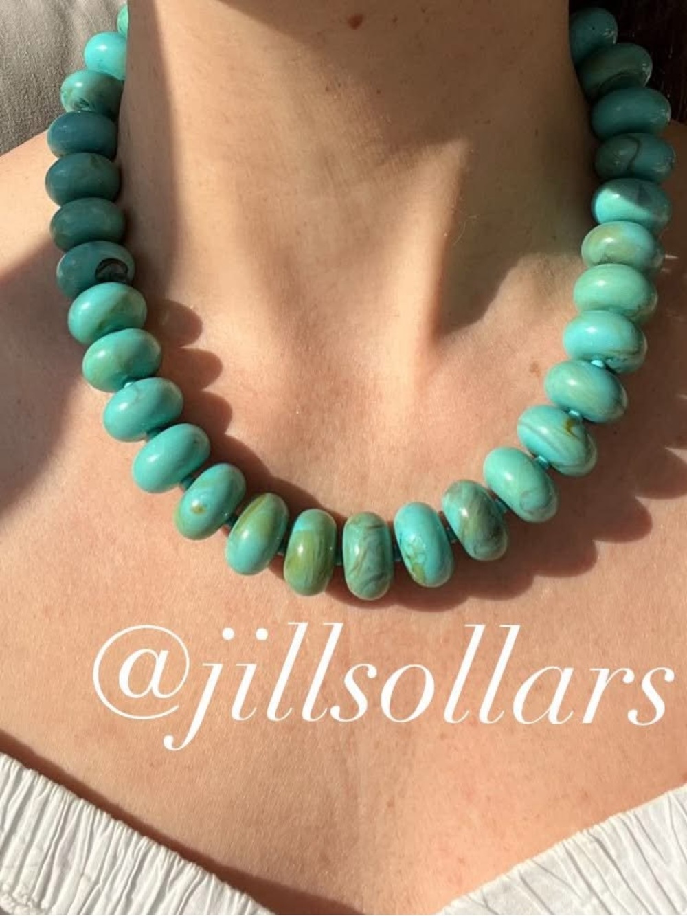 Mayamar Large Turquoise Bead Beaded Statement Necklace (NWT) - Picture 7 of 8